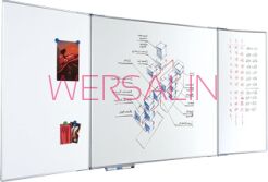Tablica biała TRYPTYK 340x100