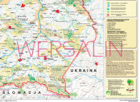 Polska - ochrona przyrody i sieć ECONET - mapa ścienna - 2