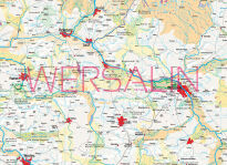 Polska - ochrona przyrody i sieć ECONET - mapa ścienna - 3