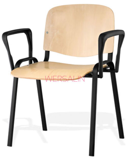 Krzesło ISO WOOD + 2 PODŁOKIETNIKI