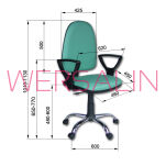 Krzesło obrotowe PIONIER CHROM - 2