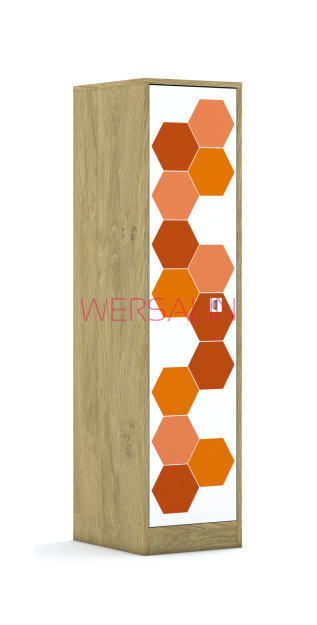 Szafa Blox Hex Red 40 4P 1F4