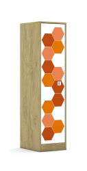 Szafa Blox Hex Red 40 4P 1F4