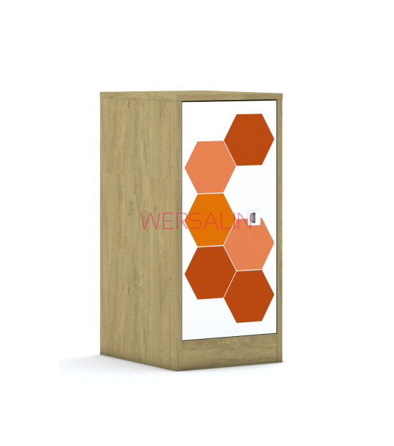 Regał Blox Hex Red 40 2P 1F2