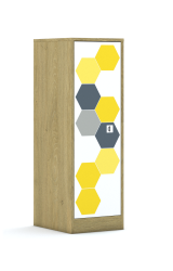 Szafa Blox Hex Yellow Grey 40 3P 1F3
