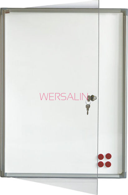 Gablota informacyjna MODEL 4 powierzchnia suchościeralno-magnetyczna