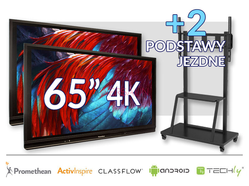 Zestaw 2x Monitor Interaktywny 65