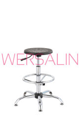 Taboret laboratoryjny wysoki chrom