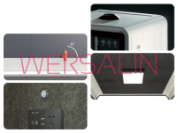 Kabina akustyczna do biura czteroosobowa Large Booth czarny/szary 3D - 4