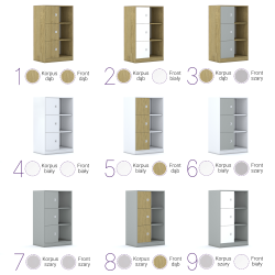 Domek tapicerowany Blox Base 70 2P 4S z daszkiem