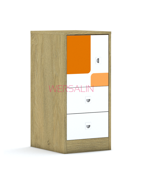 Regał Blox Pastel 402P 1F1 2S