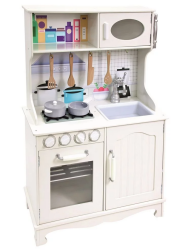 Kuchnia drewniana RETRO z telefonem