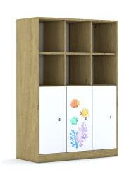 Regał Blox Ocean 110 4PP 3F2