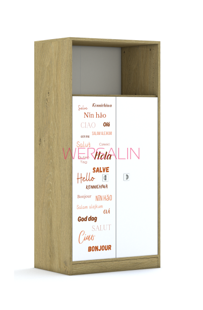 Regał Blox Hello 70 4P 2F3