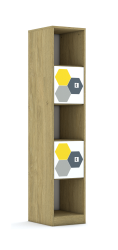 Regał Blox Hex Yellow Grey 40 5P 2F1